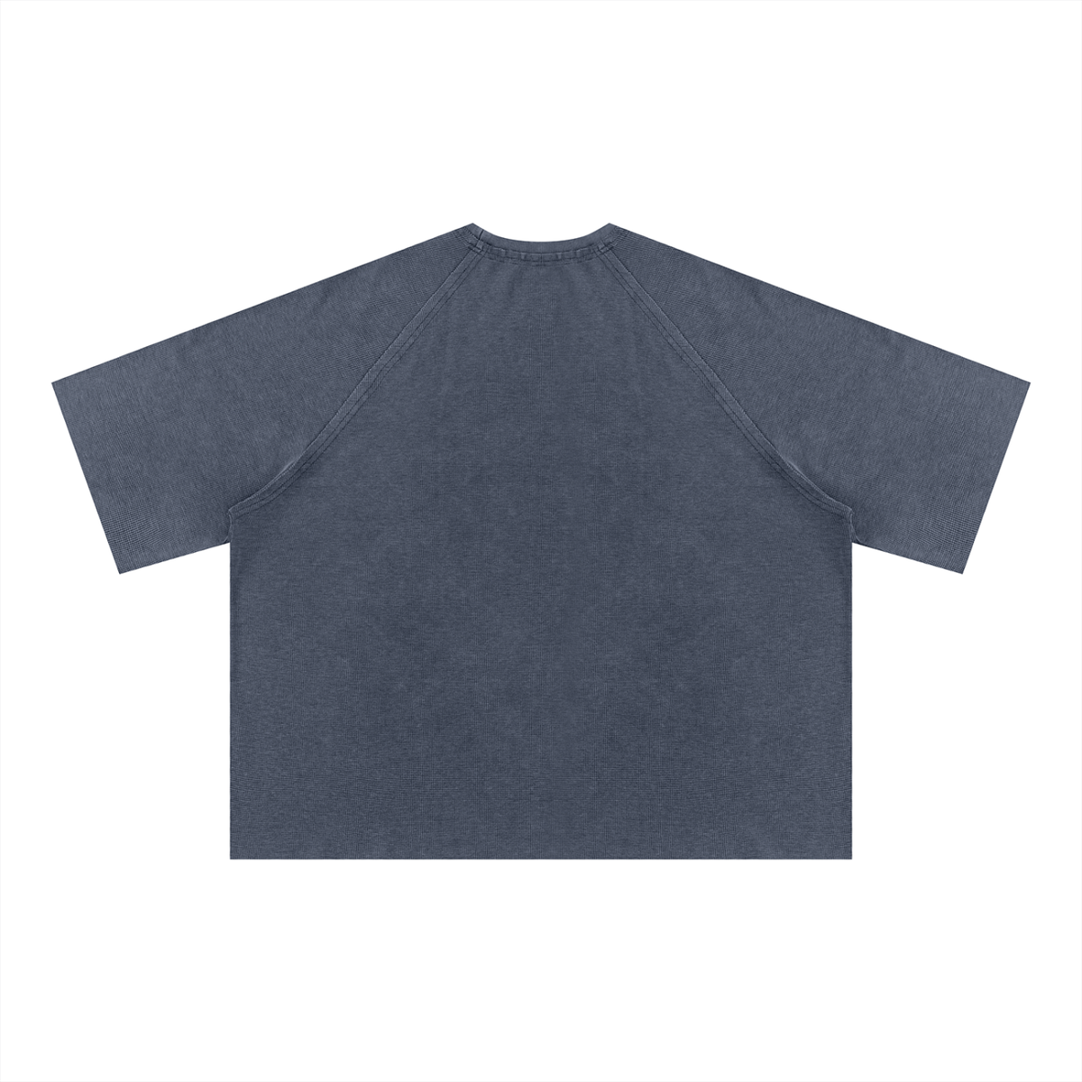 Unisex Mineral Wash Boxy Waffle T-Shirt
