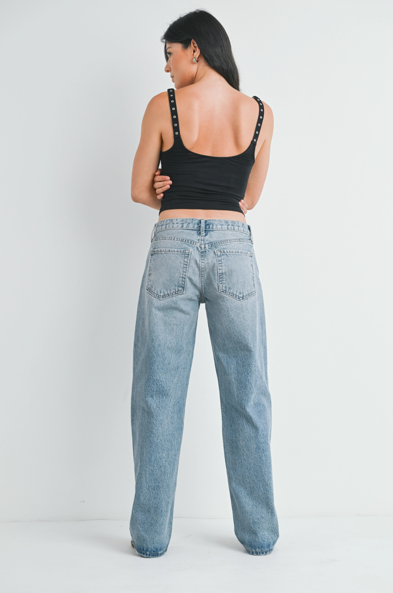 Low Rise Baggy Slouch Jean - Vintage Light - BP436N