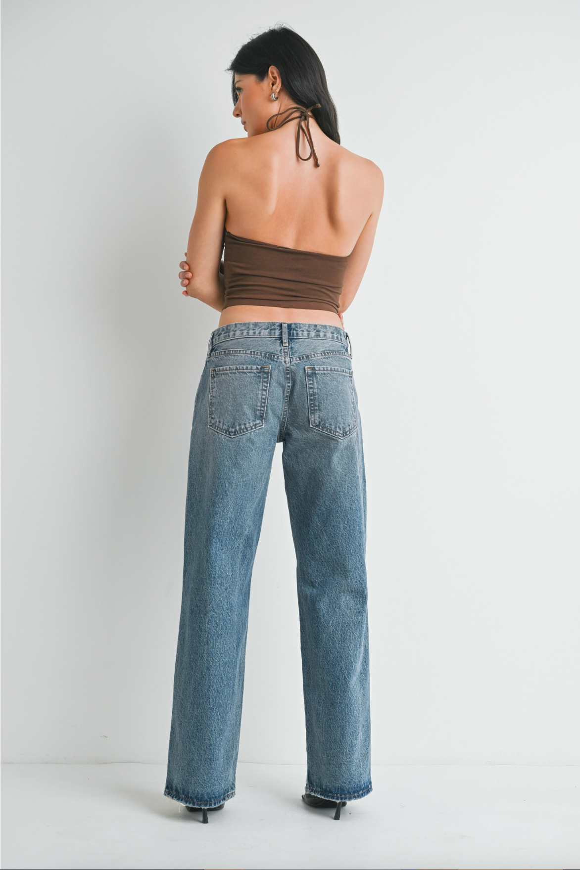 Low Rise Baggy Slouch Jean - Vintage Medium - BP436N