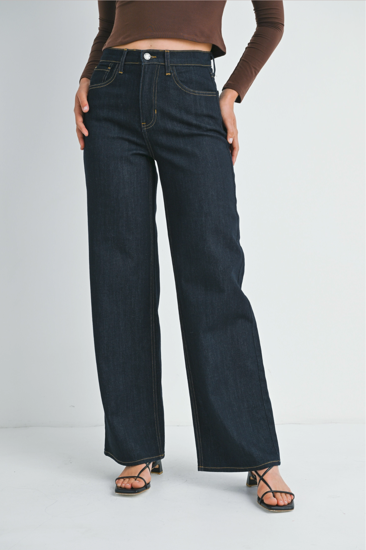 Classic Relaxed Wide Leg - Super Dark - BP453J