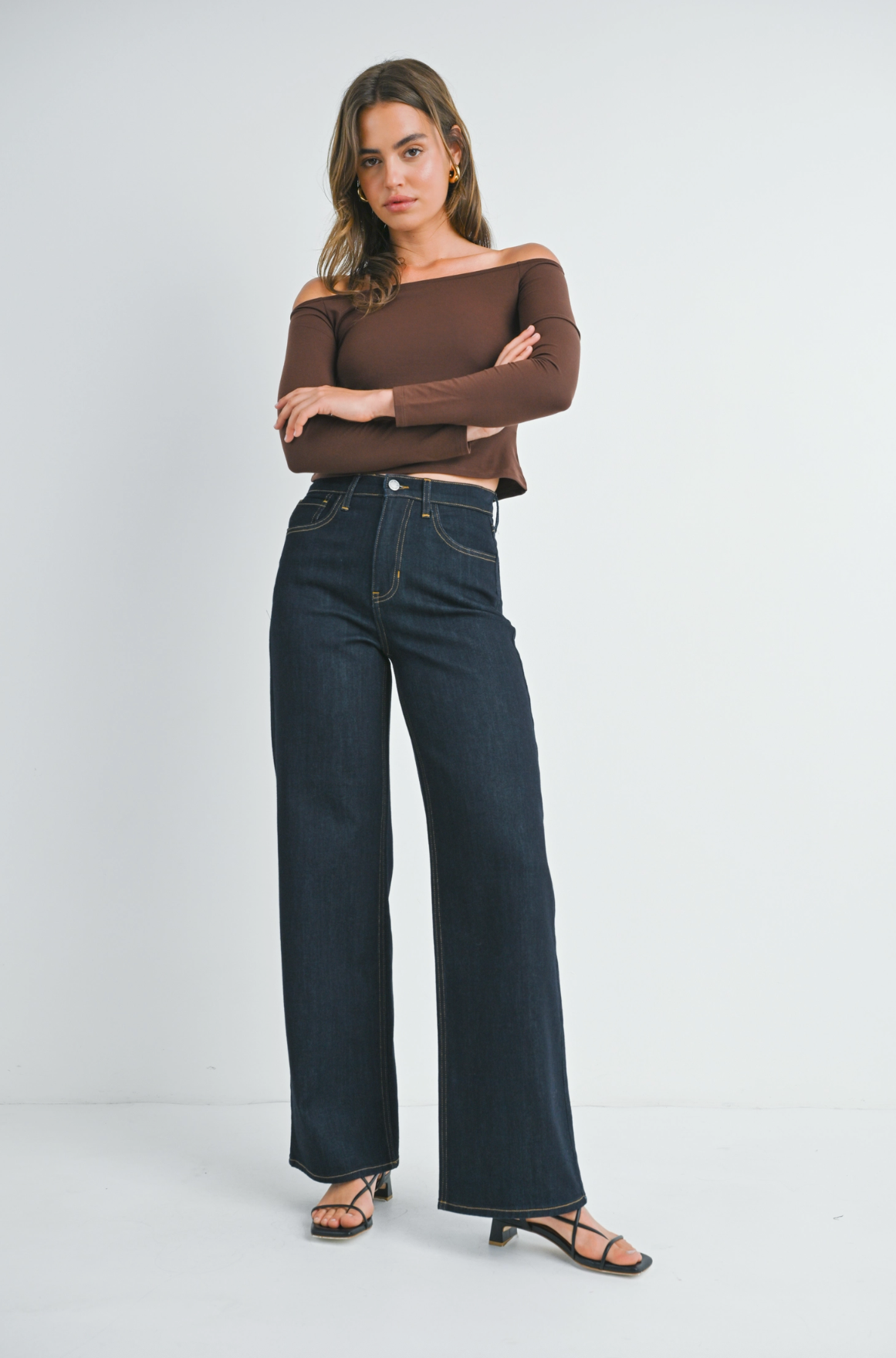 Classic Relaxed Wide Leg - Super Dark - BP453J
